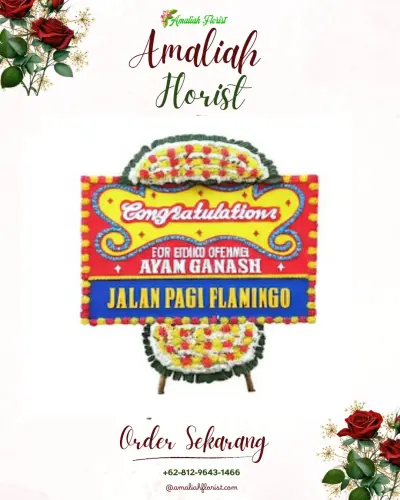 Bunga Papan Congratulation di Nanggalamekar